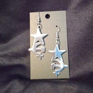 H&S Starstack recycled aluminum dangle/drop earrings