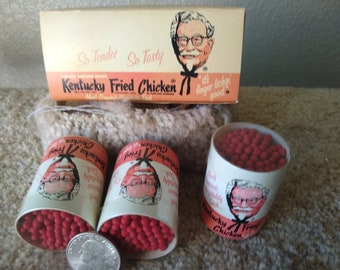 Very Rare Vintage (KFC) Kentucky Fried Chicken Bucket of Matches