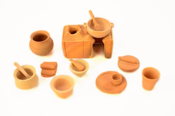 terracotta miniature kitchen set online