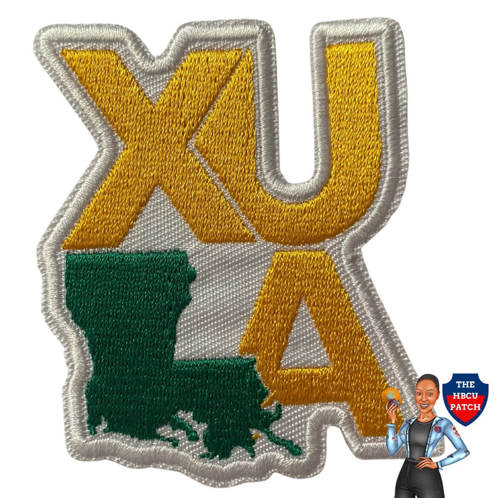 Xavier University Of Louisiana Embroidery Patch Etsy