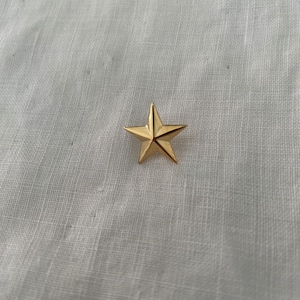 Pins étoile star or ou argent gold or silver image 1