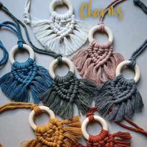Macrame Car Charm | Handmade Car Accessories | Macrame Car Charm