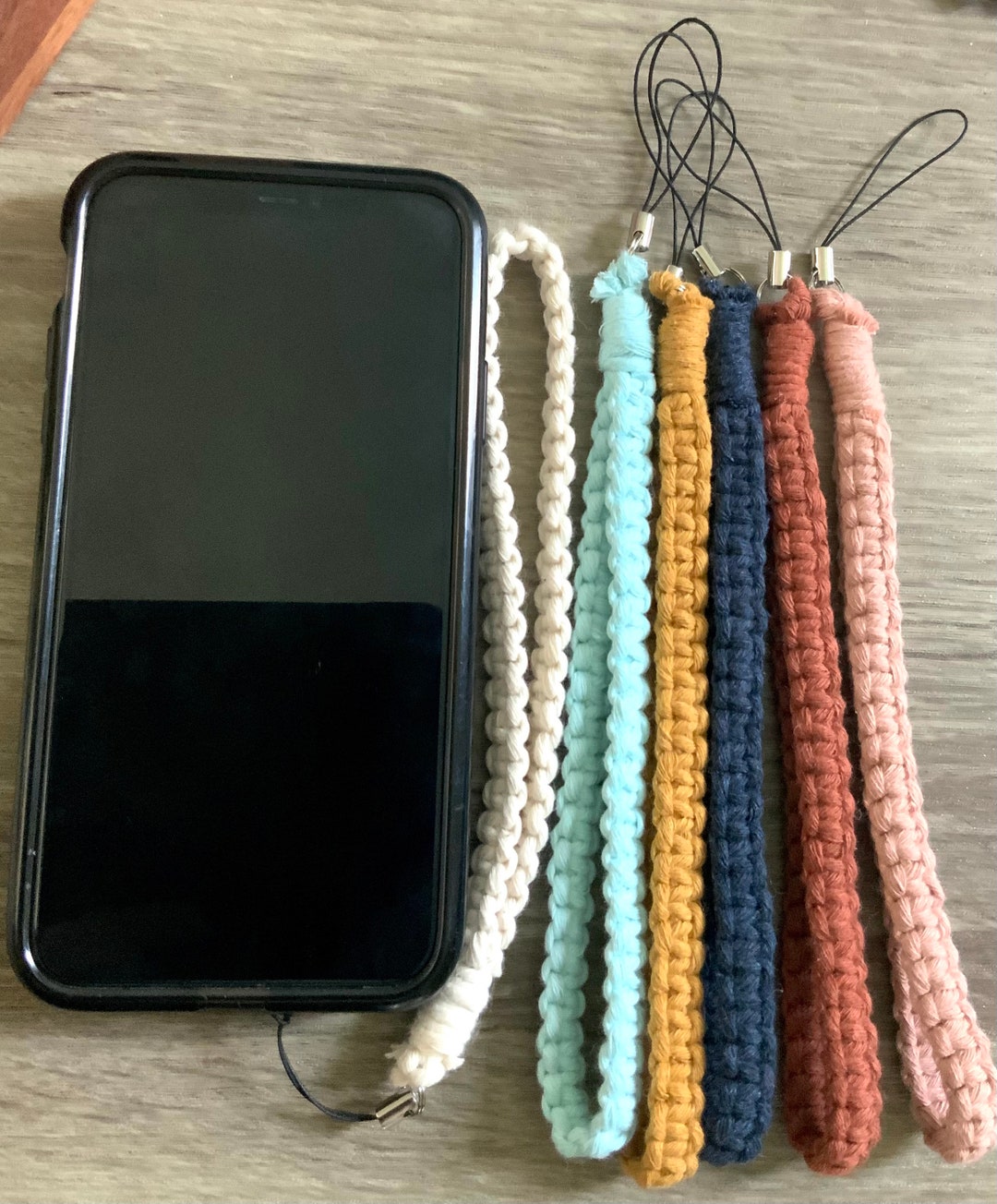 Macrame Phone Charm Phone Strap Macrame Charm Boho Accessories Macrame