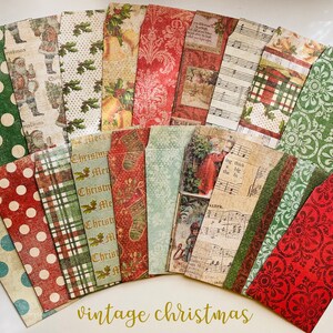 Vintage Christmas Handmade Christmas Coin Envelopes, Gift Card Envelopes, Gift Card Holder set  of 20