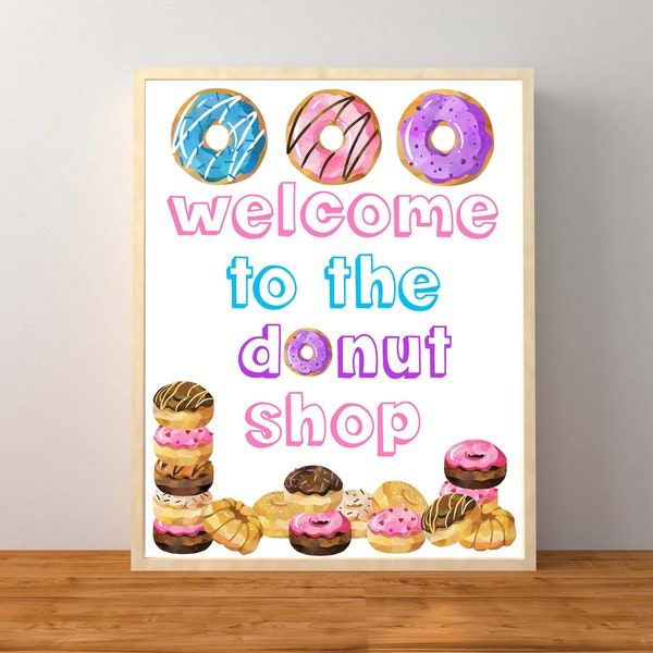 Doughnut Shop Sign Etsy