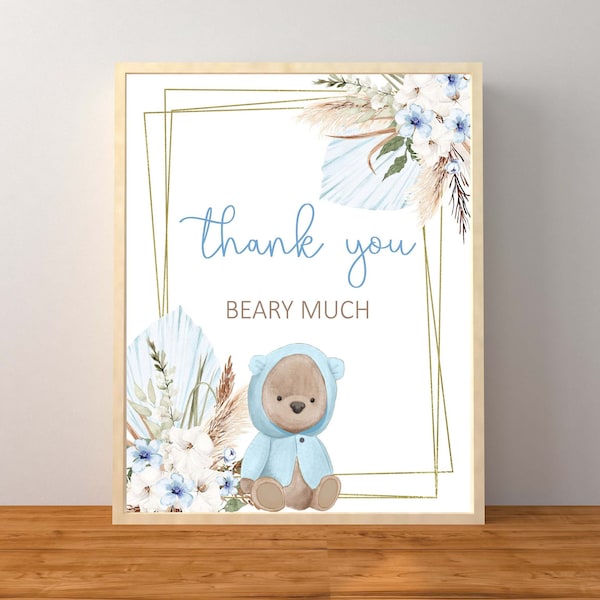 Thank You Beary Much for Coming Etsy