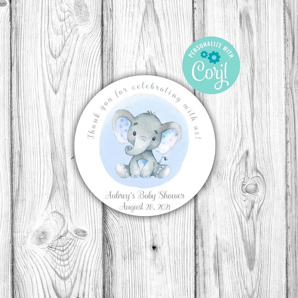 Elephant Gift Tags - Etsy
