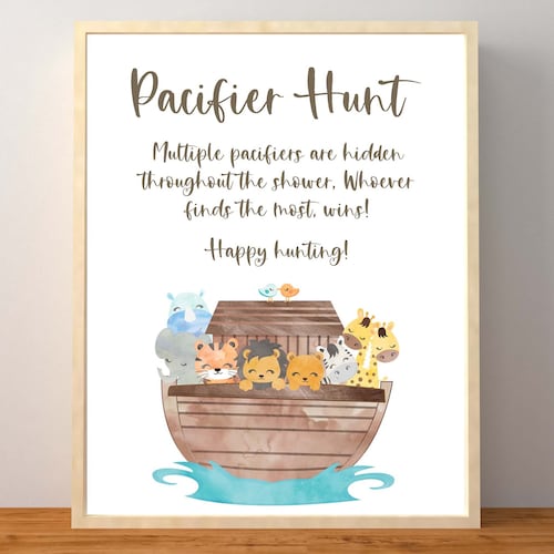 Noah's Ark Baby Shower Noah's Ark Printables Noahs | Etsy