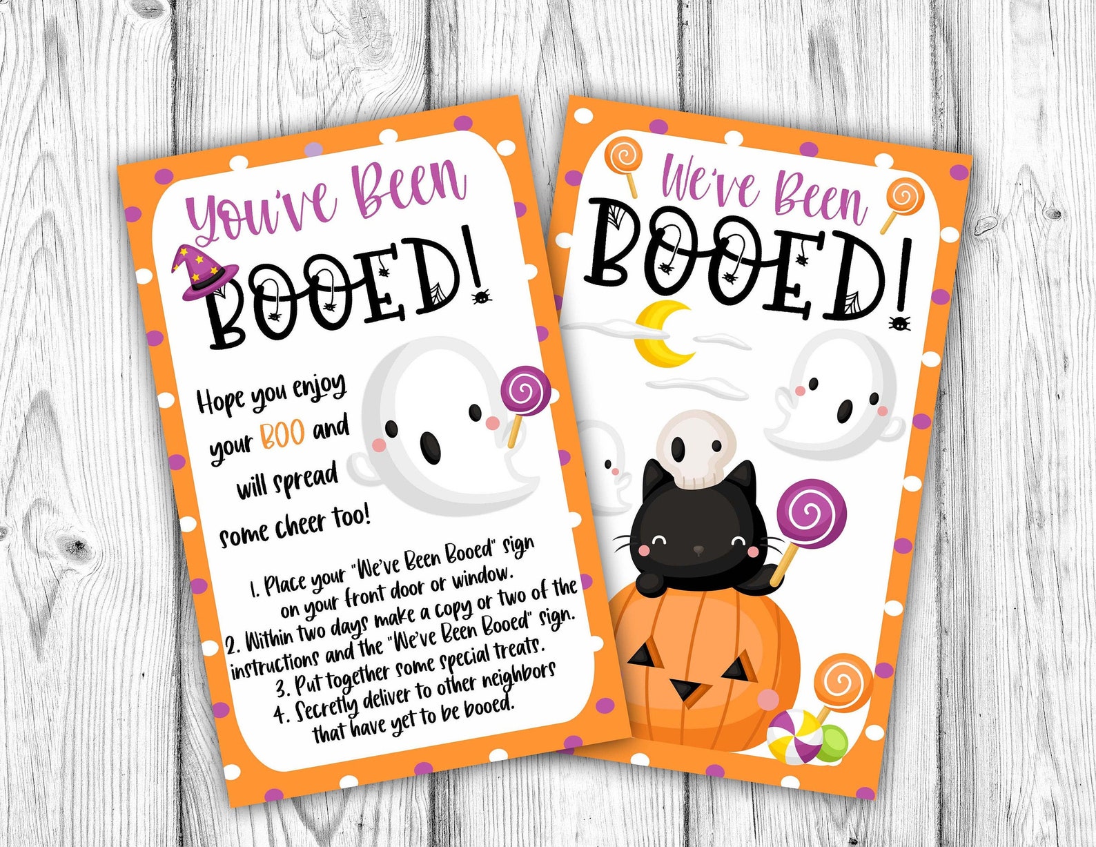 Weve Been Booed Youve Been Bood Halloween Etsy