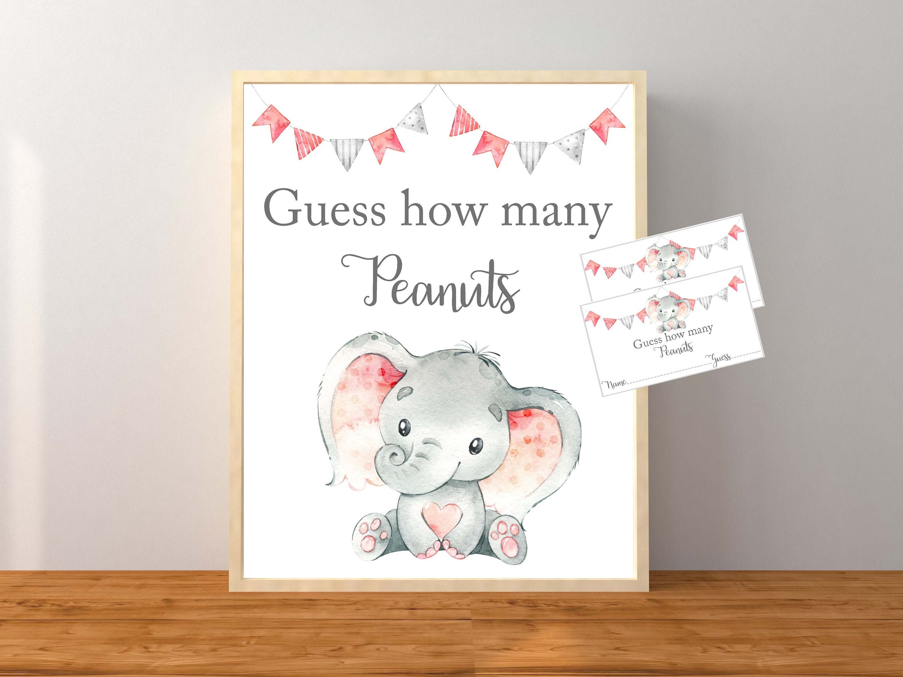 Guess How Many Peanuts Free Printable Guess How Many Peanuts Free Printable