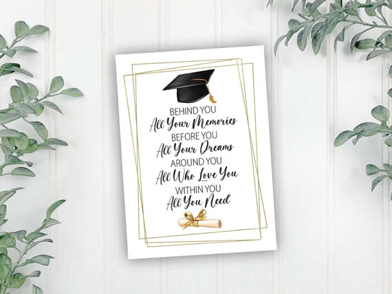 Graduation Card, Inspirational Graduation 5x7 Inch Card, Behind You Grad Printable Card, Sentimental Card, 2026, Instant Download Printable - Etsy Ireland Graduation Card, Inspirational Graduation 5x7 Inch Card, Behind You Grad Printable Card, Sentimental Card, 2026, Instant Download Printable - Etsy Ireland