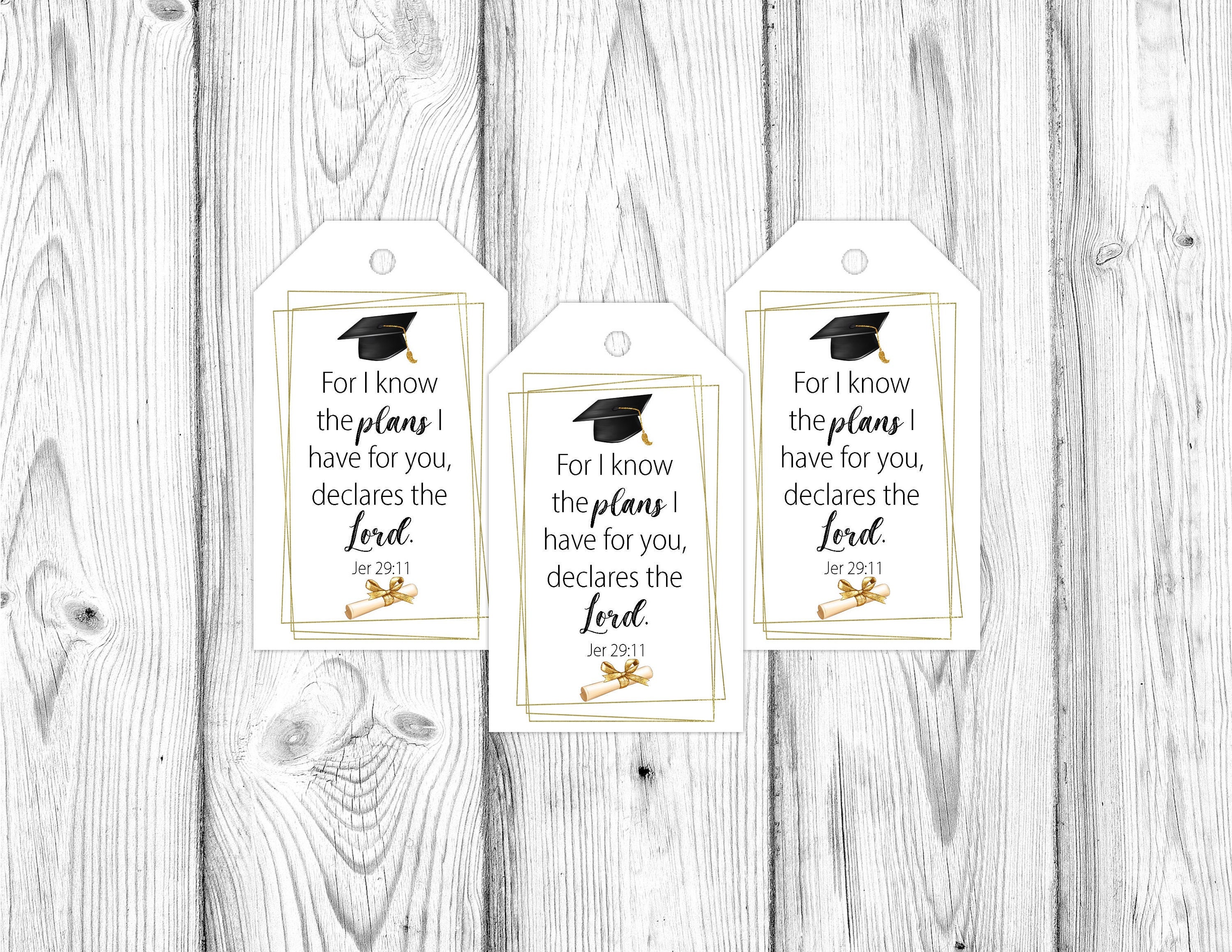 2024 Tags for Graduation Decorations Class of 2024 Labels for Mason Jar  Tags 2024 Centerpieces for Graduation Party 2024 Graduation Tags 