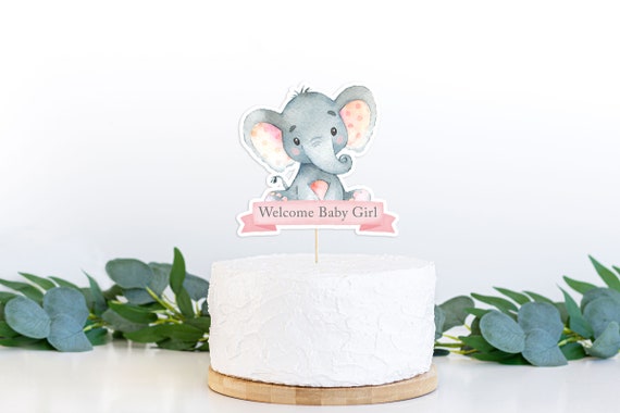 Elephant cake baby sale shower