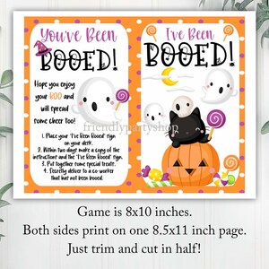 I've Been Booed Coworker Game, You've Been Boo'd, Halloween Game, Boo ...
