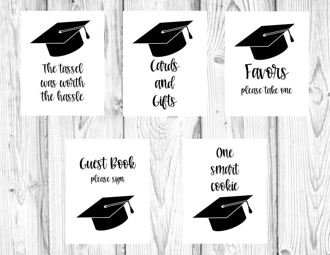 Graduation Party Decorations Graduation Party Printables - Etsy