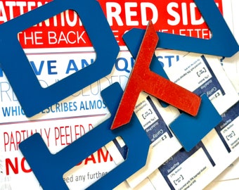 Lettere blu per portellone posteriore per Tundra 2022+ Accessori per auto Inserti in plastica ABS, non decalcomanie