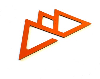 Orange Front Bumper Insert for Timber line 2023-2024 ABS Plastic Emblem Not Decals