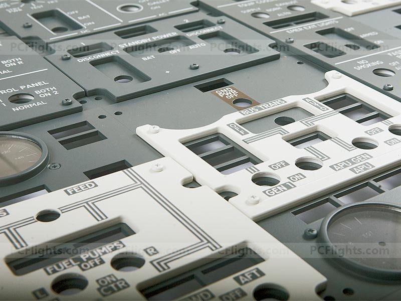 ボーイング 737NG FWD オーバーヘッドパネルレプリカ フルセット