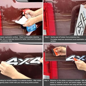 4x4 off Road Decal Stickers Auto Decoration - Fits Any Truck or SUV ...