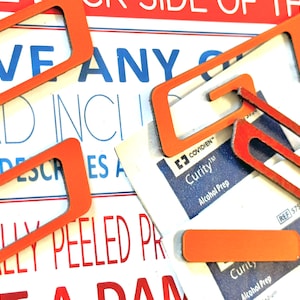 Orange Front Bumper Letters for Shelby GT500 2020+ ABS Plastic Inserts Not Decals