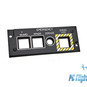 AH64 "Apache" Emergency Panel Replica Cockpit Part