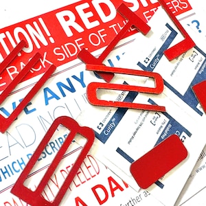 Red Front Spoiler Letters for Shelby GT350 2015-2018 ABS Plastic Inserts Not Decals