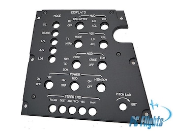F 14 "Tomcat" - Console Central - Painel de Controle de Exibição