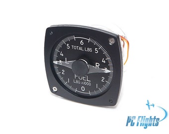 A-10C Thunderbolt Fuel Quantity Gauge Flight Sim Replica