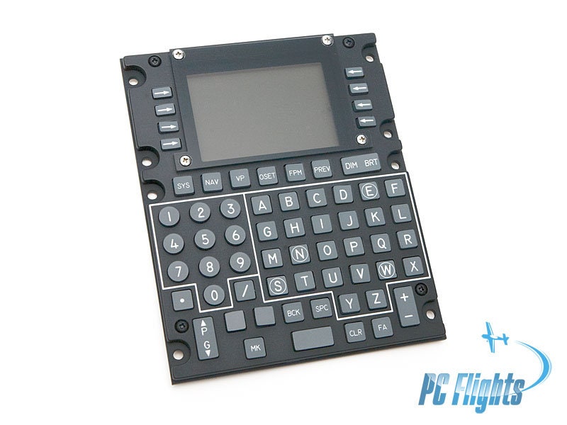 A 10C "Thunderbolt"    - Right Console - CDU Panel