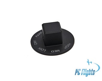 UH-1H "Huey" Home Cockpit Knob Type 2C Flight Sim Part