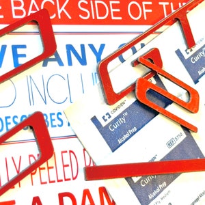 Red Front Bumper Letters for Shelby GT500 2020+ ABS Plastic Inserts Not Decals