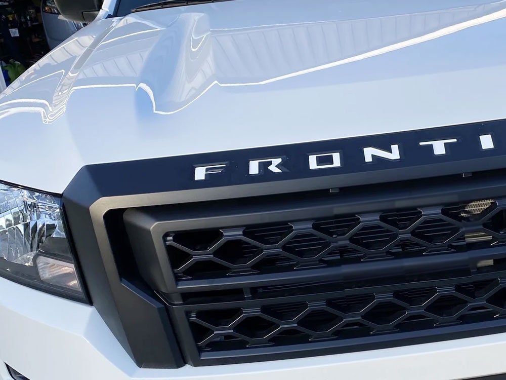 Frontier Deals Over Christmas 2022 Chrome Front Grille / Hood Letters For Frontier 2022 Abs | Etsy Australia