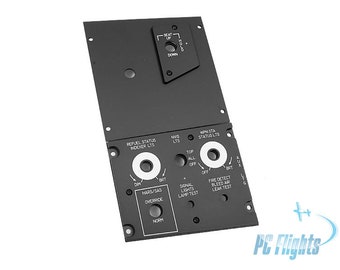 A10C "Thunderbolt"    - Left Console - Brake Aux Lighting Cockpit Panel