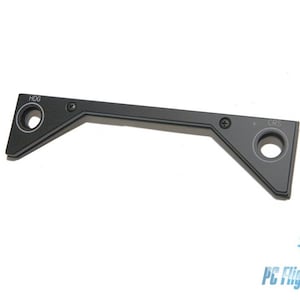 May include: Black metal panel with two circular cutouts, labelled "HDG" and "CRS".