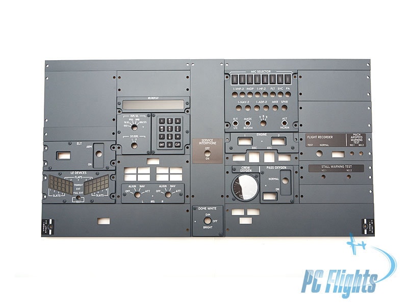 ボーイング 737NG アフター オーバーヘッドパネル レプリカ フルセット