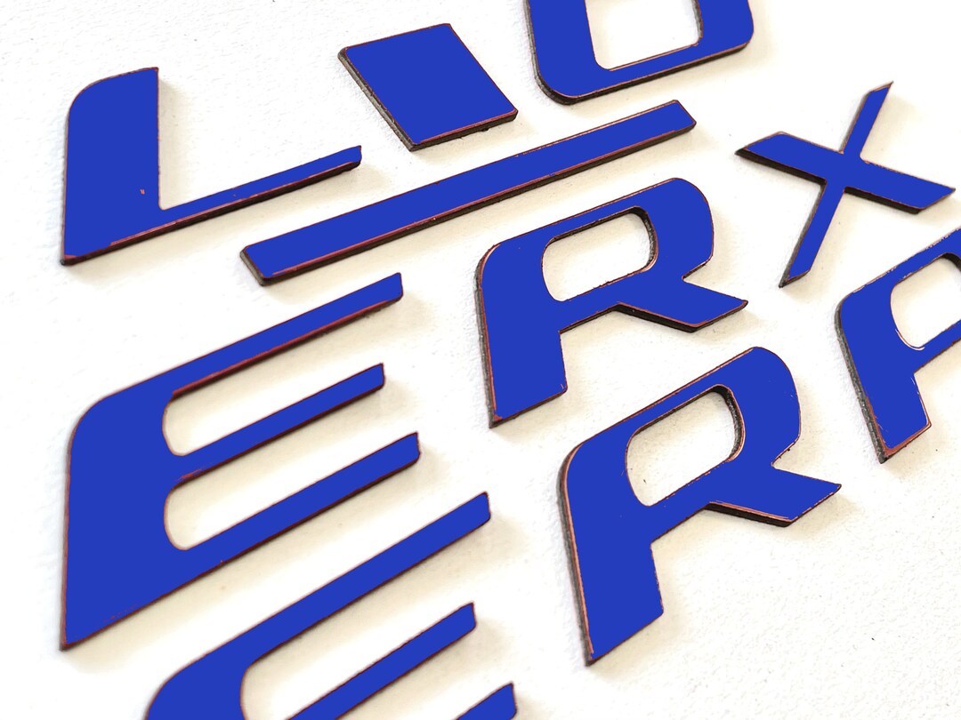 Ford Explorer Insert Letters Blue Rear Tailgate Letters for Explorer 2020 ABS Plastic Inserts Not ...
