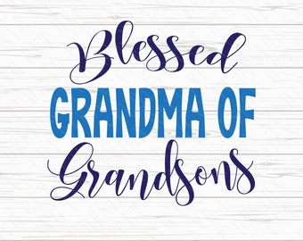Download Boy Grandma Svg Etsy