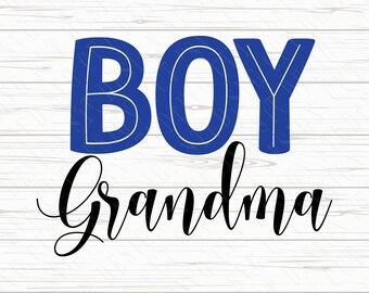 Download Boy Grandma Svg Etsy