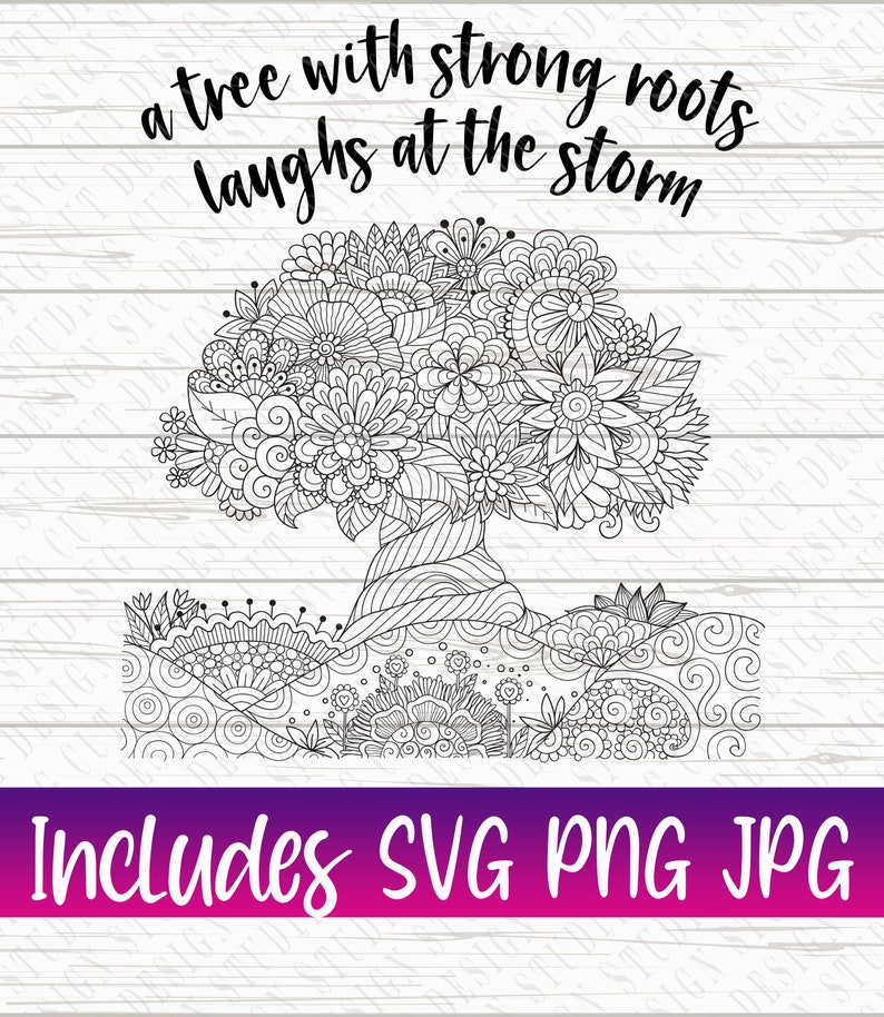 Download SVG Inspirational Mandala Design Tree of Life for Cricut ...