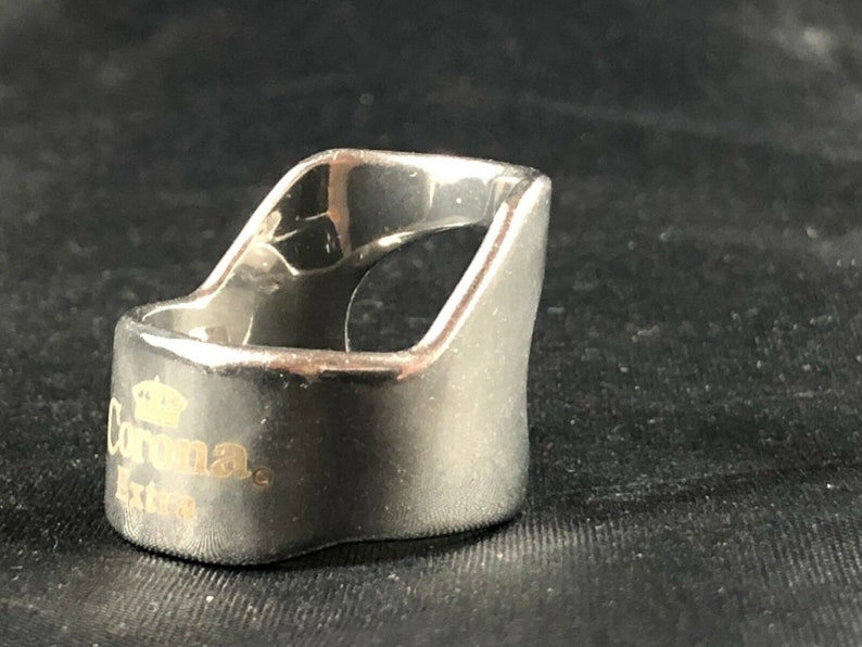 Corona Extra Beer Bottle Opener Ring Stainless Steel Engraved Bar Tool Corona