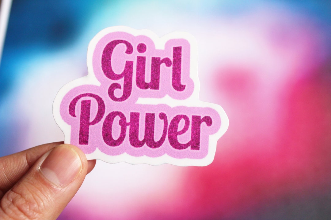 Girl Power Computer Sticker Girl Power Vinyl Sticker Best Friend Gift Laptop Decals - Etsy