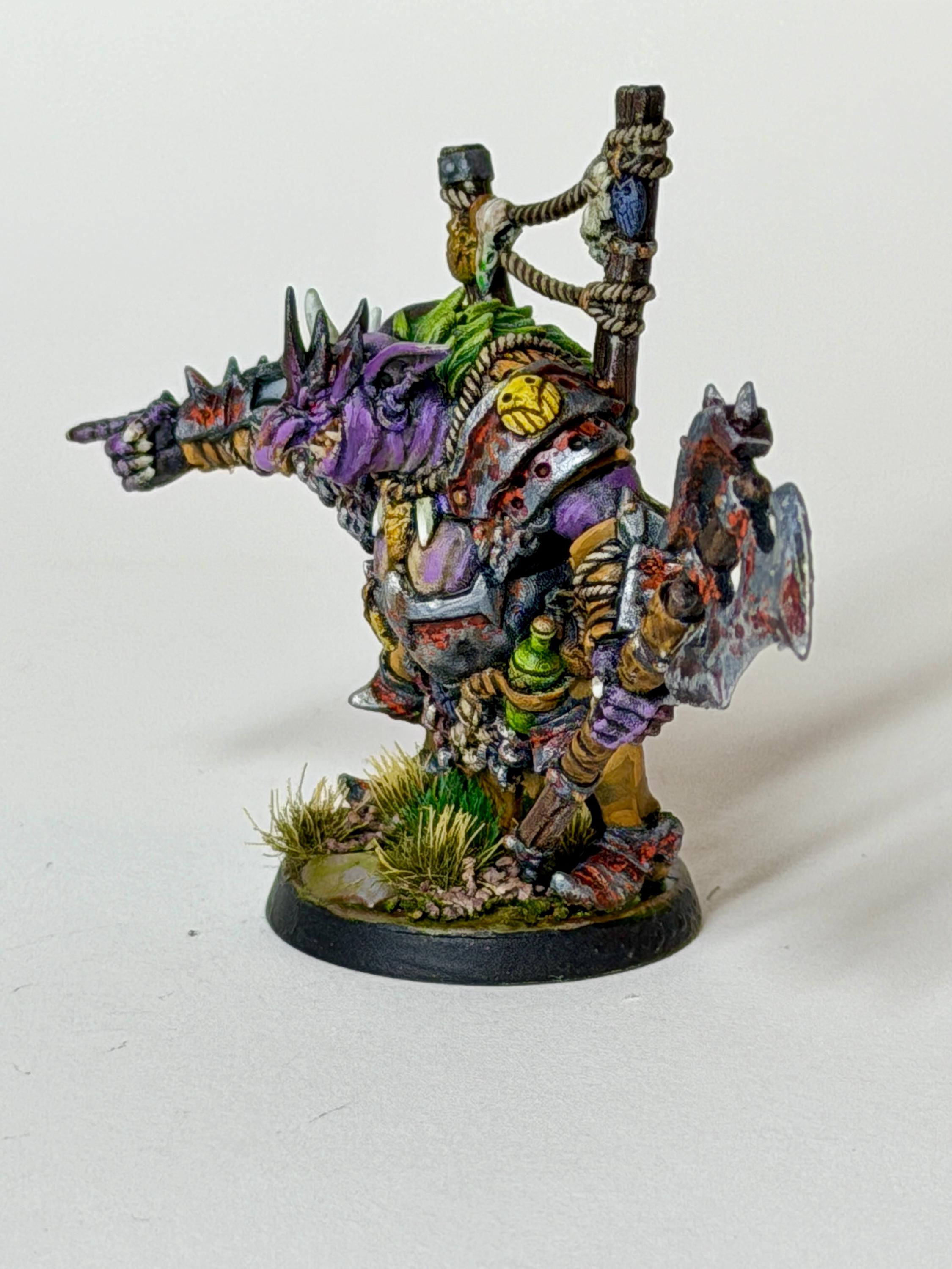 Hand Painted Goblin Boss Miniature | 28mm RPG Mini - Etsy