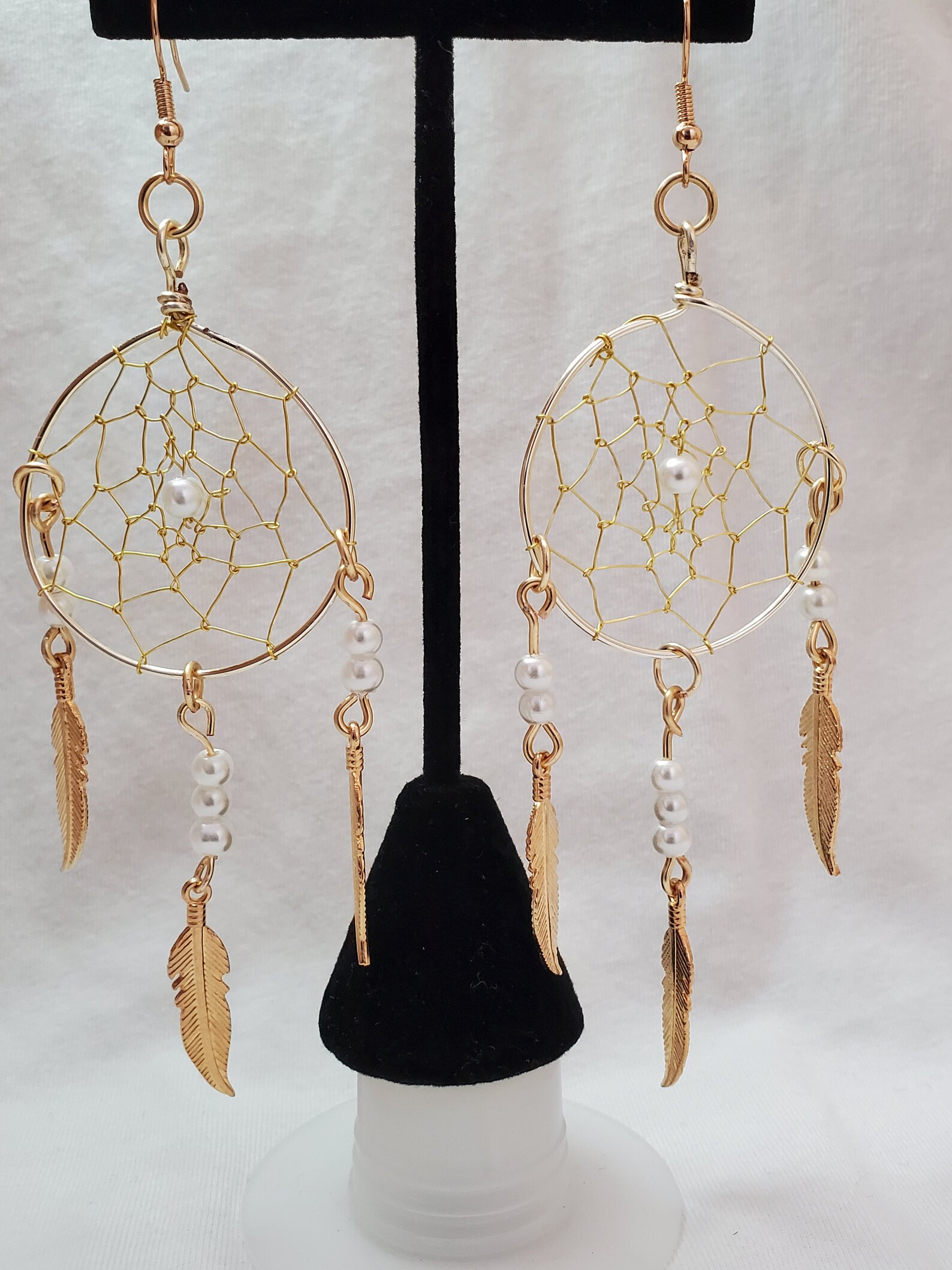 Handmade Dream Catcher Jewelry Gold Dreamcatcher with Etsy