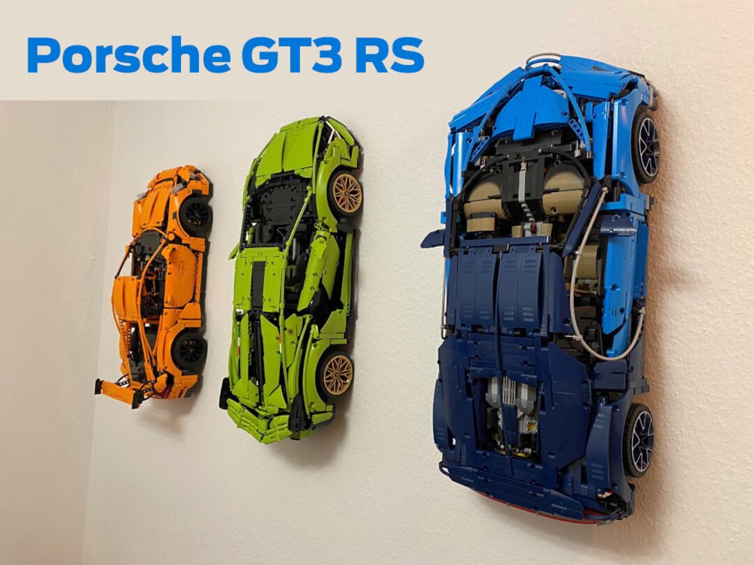 LEGO Technic Wall Mount Porsche 911 GT3 RS 42056 Perfectly Etsy