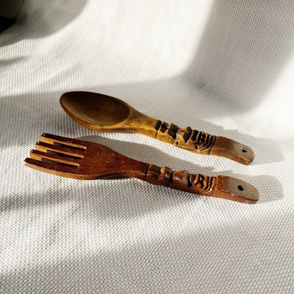 Wooden Filipino Fork and Spoon Wall Decor Etsy Wooden Filipino Fork and Spoon Wall Decor Etsy