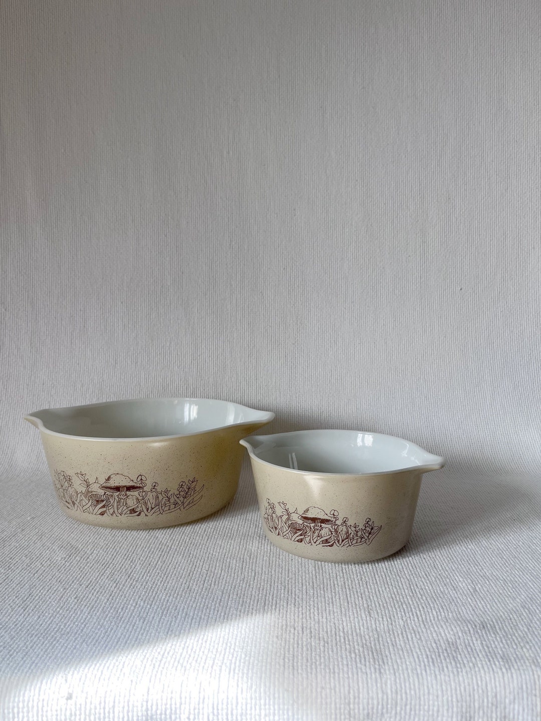 Vintage Pyrex Mixing Bowl 1980's Forest Fancy, Mushroom Pyrex Mixing ...