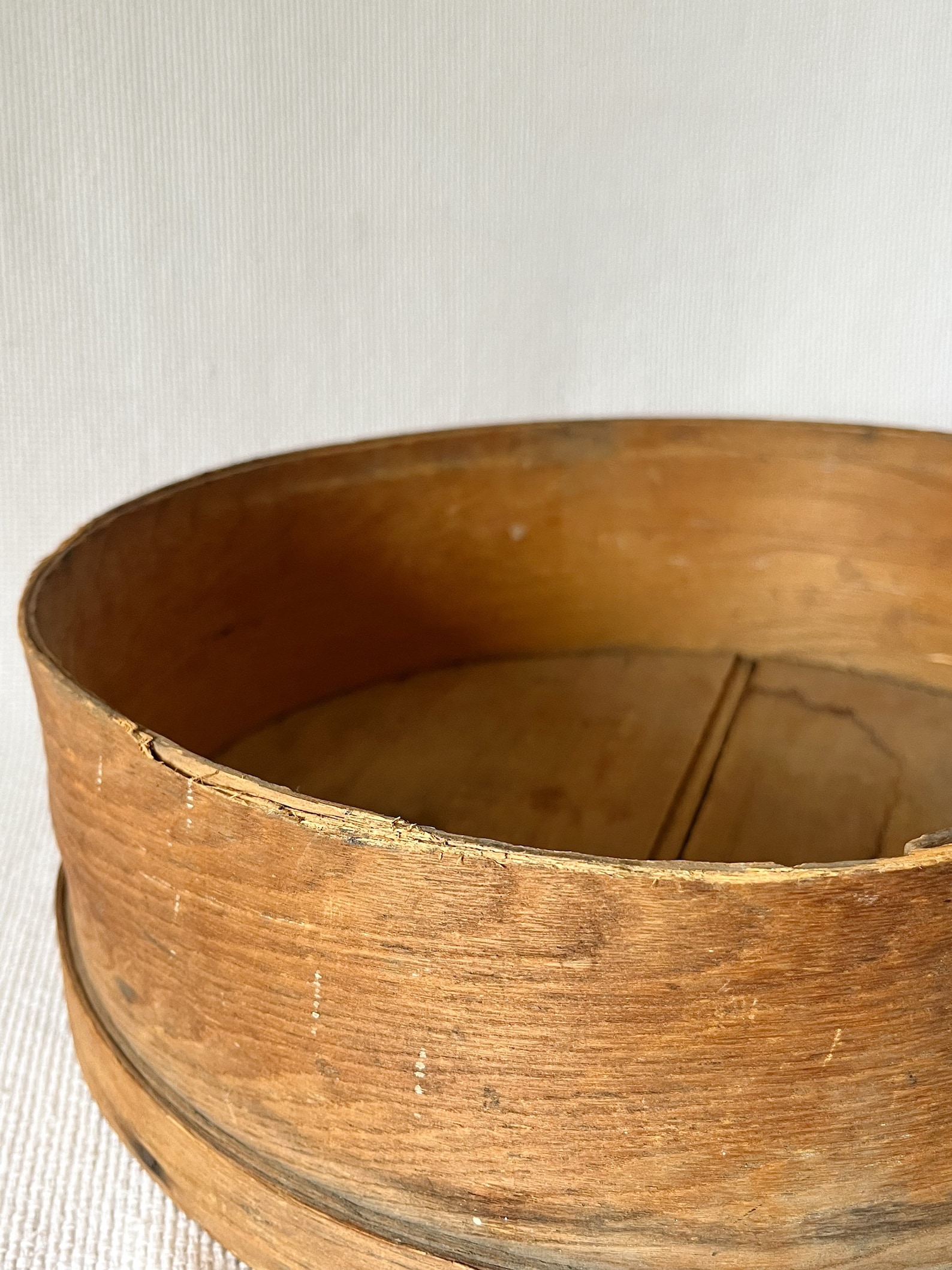 Vintage Antique Wooden Round Primitive Native American, Grain Sieve ...