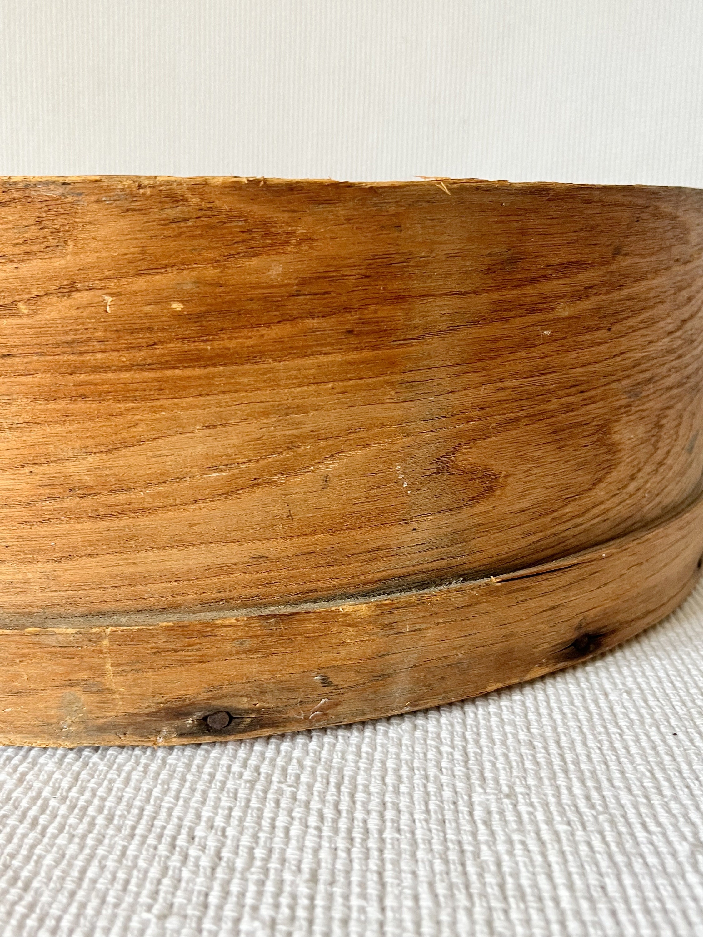 Vintage Antique Wooden Round Primitive Native American, Grain Sieve ...