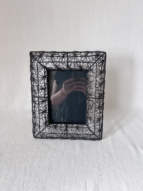 アンティーク ダークブラウン装飾フォトフレーム