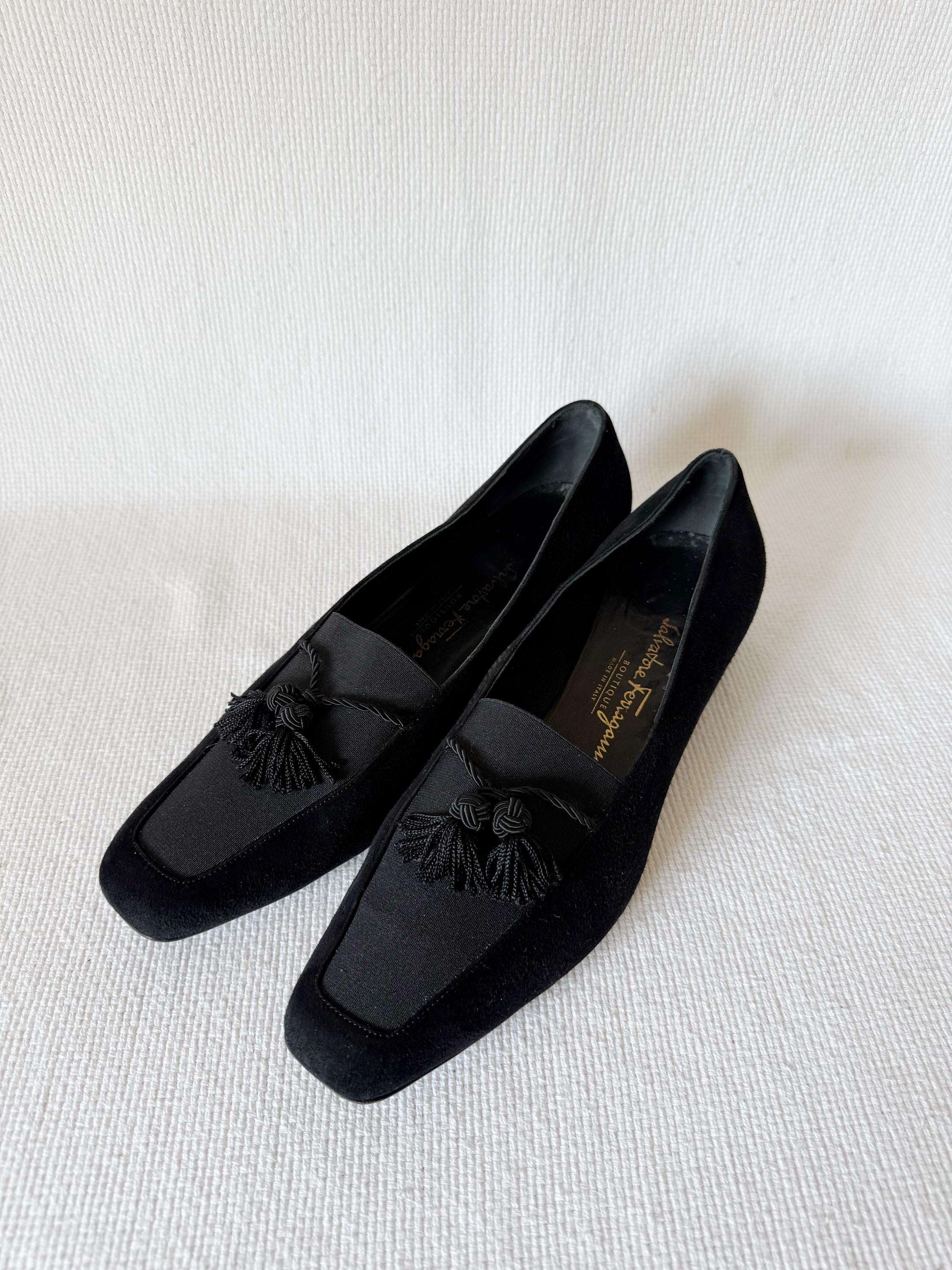Vintage Salvatore Ferragamo Leather Loafers Size 11, Vintage  display picture 1
